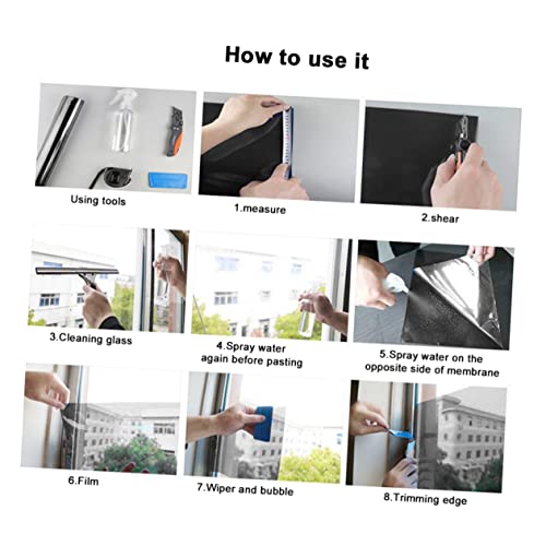 Cabilock Vinilo para Ventanas 1pc Protección Privacidad miniatura 4