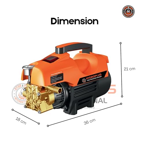 Image of HYDROHPW PRO High Pressure Car Washer 2200W | 10 LPM Water Flow | Portable Electric Power Washer for Car, Bike, Home & Garden Cleaning | Powerful Pressure Washing Machine