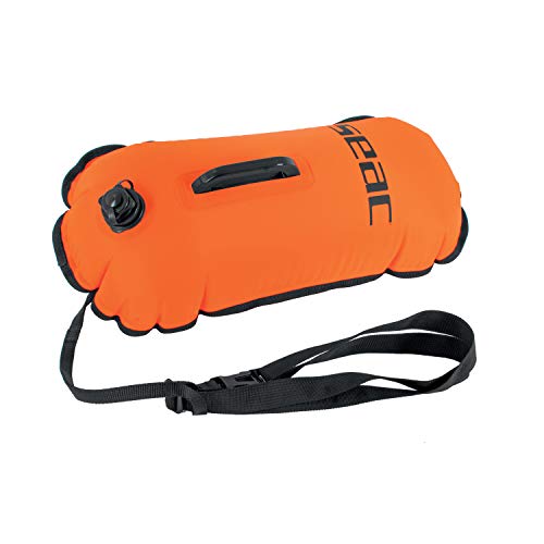 SEAC Hydra-Boa Hinchable de natación, 30 x 56 cm, 28 l, Adultos Unisex, Naranja, Talla única