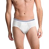 Incontinence Underwear for Men. Pure Cotton Washable Panties with Super-absorbent (7 Oz) Pad. White Cotton for Total Discretion and Comfort. This Incontinence Product Will Have You Out and About with Confidence- Don't Let Your Bladder Hold You Back! (Medium)
