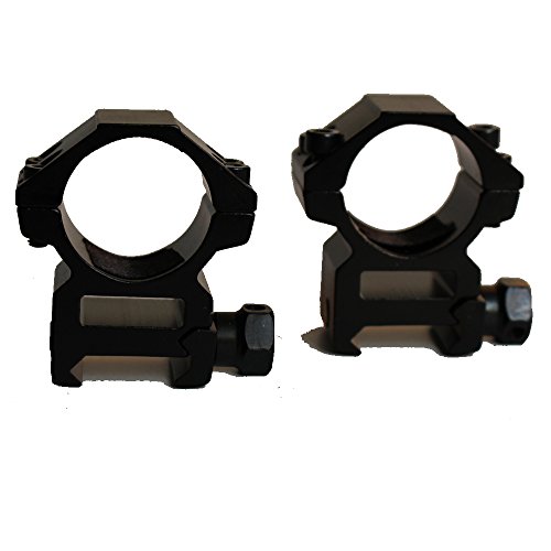 wentao 20 mm Picatinny Schwalbenschwanz-Zielfernrohr Schienenhalterung Jagd 25,4 mm Zielfernrohrring mit mittlerem Profil Zielfernrohrhalterung Cover