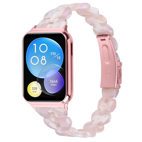 MVRYCE Resin Strap Compatible With Mi Band 8 Pro, 5.7-8.0 Inch Replacement Band Lightweight Resin Wristband Watchbands For Mi Band 8 Pro (Y03)