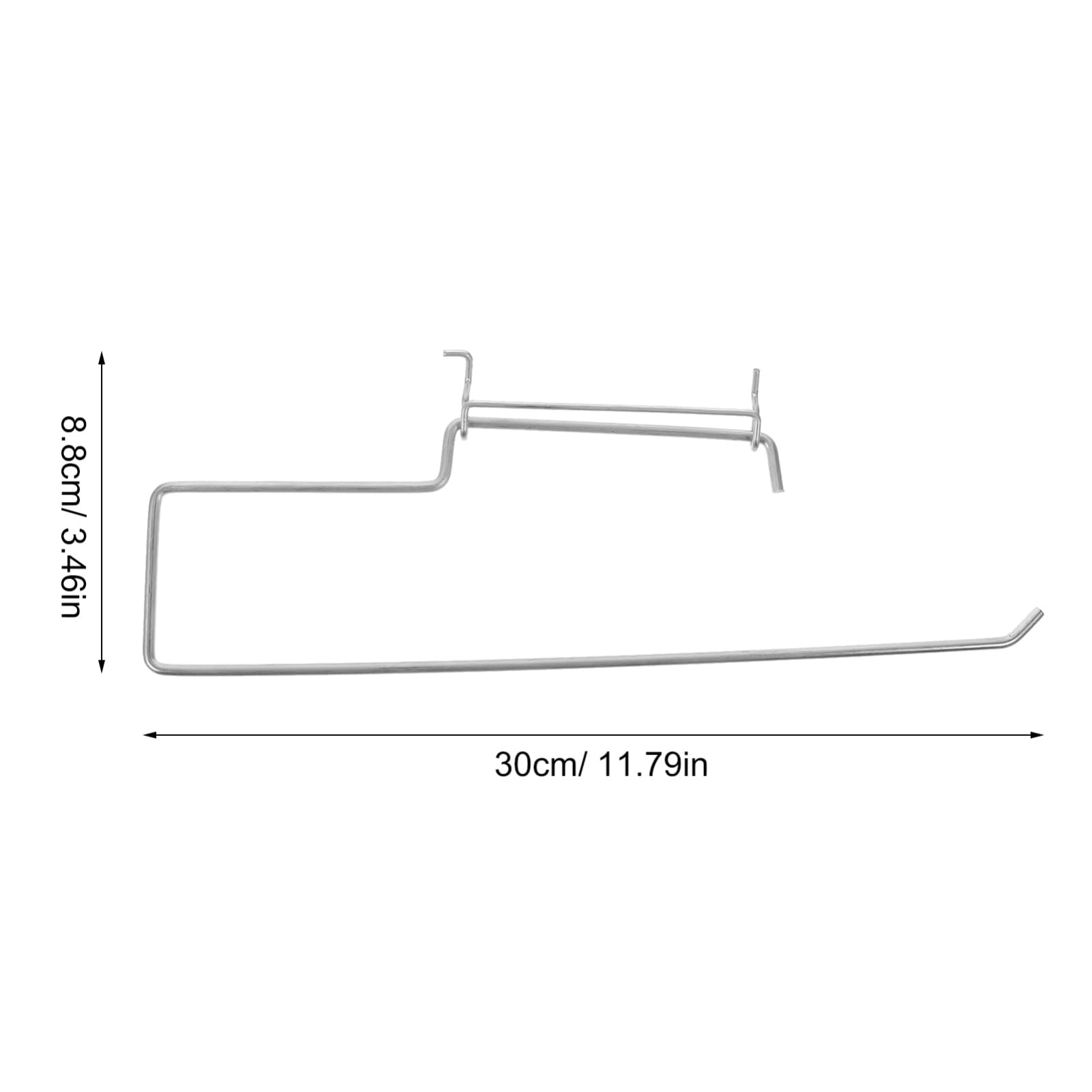 Unomor Pegboard Paper Towel Holder Strong Metal Construction Versatile Garage Organizers Easy Mount