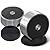 Bluetooth Speaker Set: Wireless Stereo Dual Pairing Portable Twin TWS System With Big Rich Bass Hi-Fi Multi-Room Indoor Outdoor Use Home Deck Pool Work Travel Party Camping Gift Decor Idea (Chrome)
