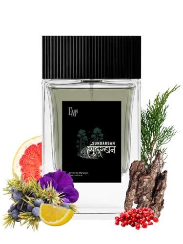 Image of EM5 Sundarban | Green, Wet Earthy, Vetiver | Extrait de Parfum for Men and Women | Long Lasting Niche Perfume with Natural Essential Oils | Luxury Perfume Gift for Him & Her | 50ml