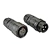 Price comparison product image Idealeben 3 Pole ip68 Waterproof Outdoor Cable Joint Electrical Cable Connector Black