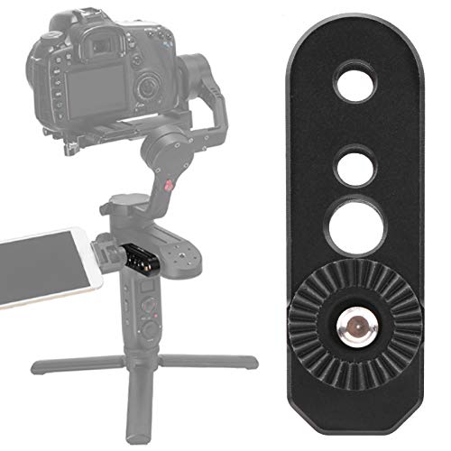 Image of Sturdy and Durable Alloy Camera Stabilizer Expansion Plate for S Black for Video Recording Equipment