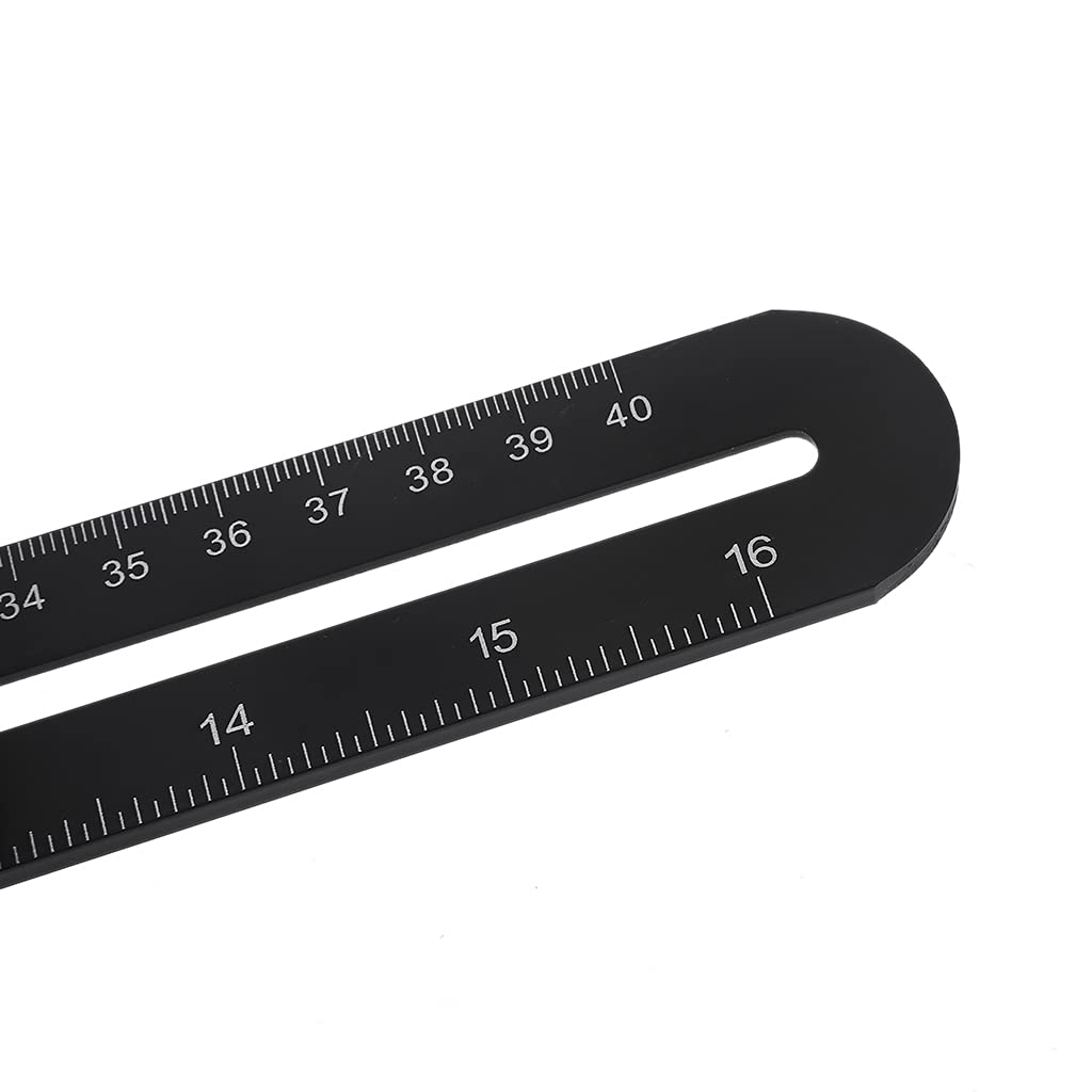 Règle de mesure multi règle de mesure 4 sections en céramique localisateur d'ouverture