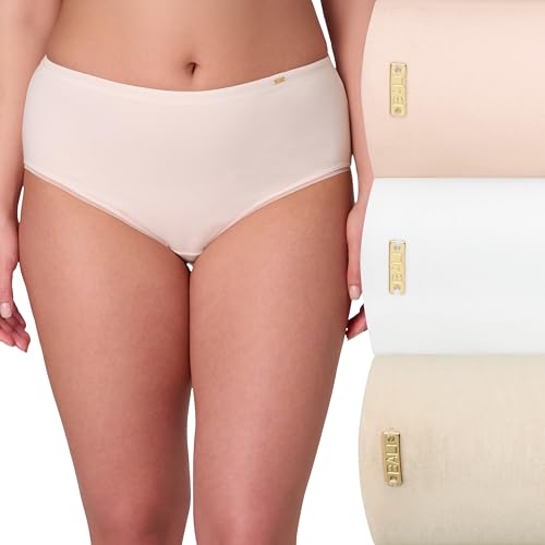 Slips Femme Lot de 3 Anti-Humidité Bali Underwear en Coton Frais