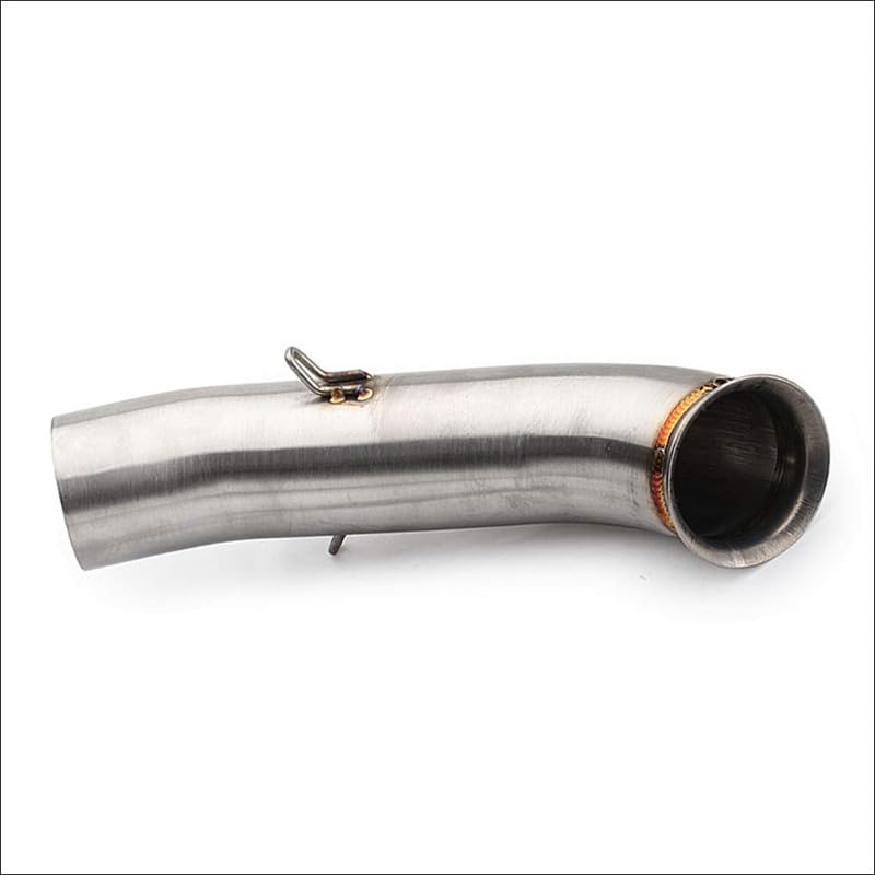 TRP TRADERS® Stainless Steel Motorcycle Exhaust Middle Muffler small Bend Pipe for KTM DUKE 125/ DUKE 200/ DUKE 250/ DUKE 390 (2012-2016 Models)