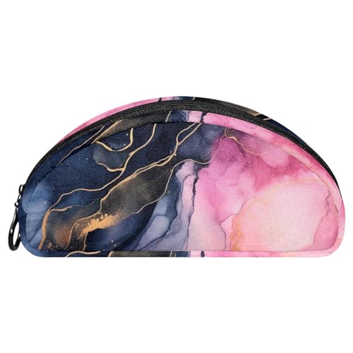 Astuccio astuccio estetico acquerello e per matite grigio oro