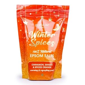Elysium Spa Winter Spices Epsom Salts – Cinnamon, Ginger & Spiced Orange