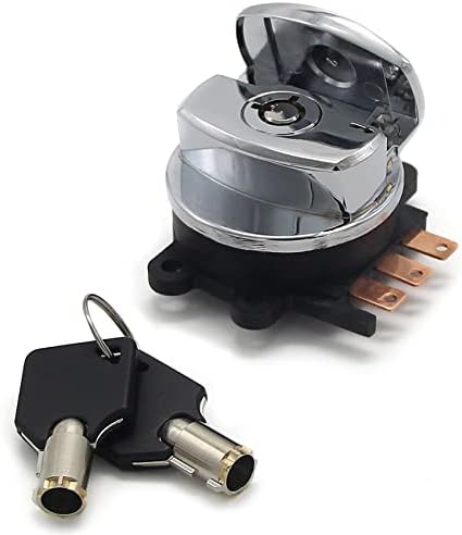 Ignition Switch and Ignition Key Motorcycle Ignition Switch for Harley-Davidson 71313-96A 72327-03A 71501-93 for Harley-Davidson (FLHP,FLHPI,FLHPE) Road King Police,FLHPEI Road King Police Escort
