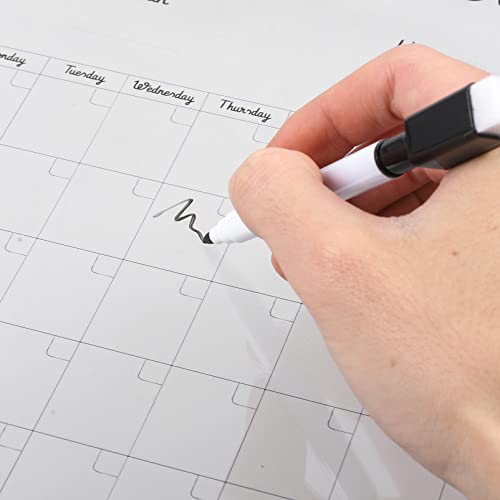 Tableau mémo en acrylique effaçable au design clair et simple de bureau