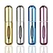 Wodasi Atomizador Perfume Recargable, 4 Piezas Botella de Perfume de Viaje Portátil Recargables Botellas de Spray Atomizador, 5 ml Botella Vacío de Perfume de Viaje