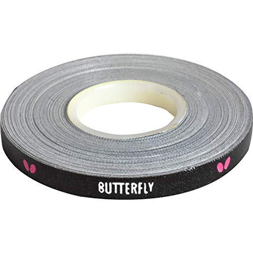 Butterfly Side Tape To Protect The Edges Of Your Rubber And Blade For Table Tennis/Ping Pong Paddles - Color Black/White/Magenta - Width 6Mm - Rolls Come In 10M (20 Rackets) And 50M (100 Rackets) #TOP1