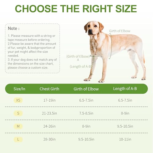 Image of Recovery Suits for Dog After Surgery, Waterproof and Soft Breathable Dog Sleeve E-Collar & Cone Alternative Surgical Suit, Male Female Pet Sleeve Anti Licking Wounds