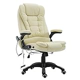 GXP Home Office Computer Desk Massage Chair Executive Ergonomic Heated Vibrating (Color : Beige)