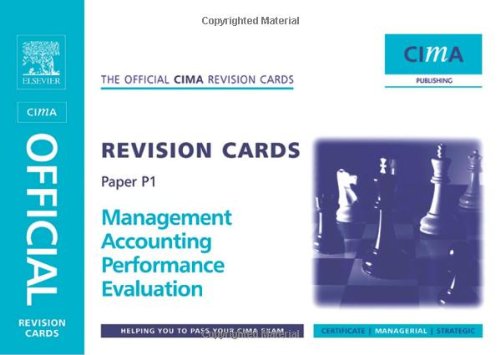 Buy CIMA Revision Card (CIMA Managerial Level 2008) — BookShops.in