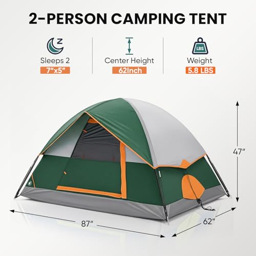 OLIXIS 2 Person Dome Tent