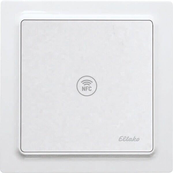 Interrupteur Capteur NFC blanc brillant Eltako NFCS55E-pg format 55mm