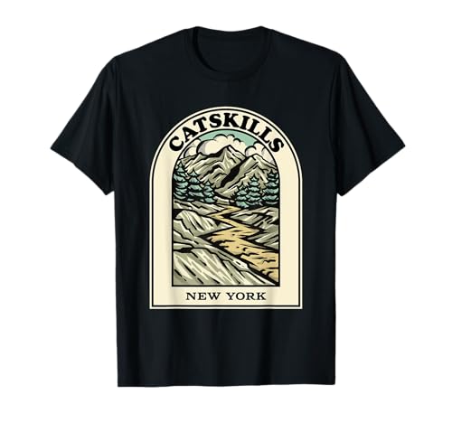 Catskills New York Hiking Backpacking Trail T-Shirt