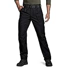 CQR Men's Tactical Pants, Water Repellent Ripstop Cargo Pants, Lightweight EDC Hiking Work Pants, Outdoor Apparel