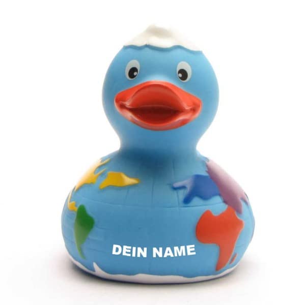 Bath Duck - Personalised (Planet Earth Duck) — image 1