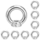 QIMEI-SHOP Ringmutter M5 Ösenmutter 304 Edelstahl Ringmuttern Augenmutter Hardware Ringösen Ringförmige for Befestigen Hängende 8 Stück