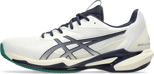ASICS Solution Speed FF 3 Clay, Sneaker Hombre, Crema Medianoche, 40 EU
