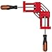 Produktbild Housolution Right Angle Clamp, Double Handle 90°Corner Clamp, Aluminum Alloy Right Angle Clip Clamp Tool Woodworking Photo Frame Vise Holder with Adjustable Swing Jaw - Rot