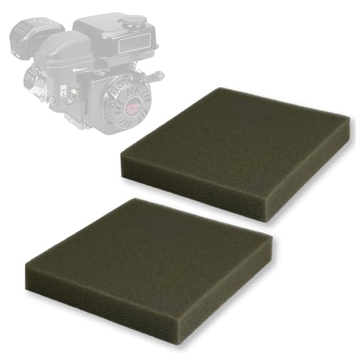 JMCHstore 2 Air Filter Foam for Predator non hemi 212 Engine, Square Shaped Sponge Cleaner Element...