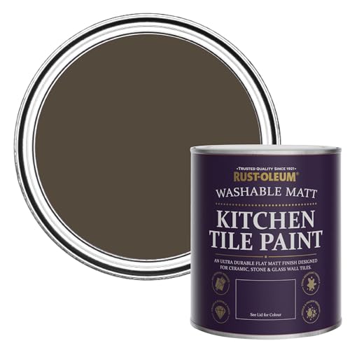 Rust-Oleum Water-Resistant Kitchen Tile Paint in Matt Finish - Lockwood 750ml