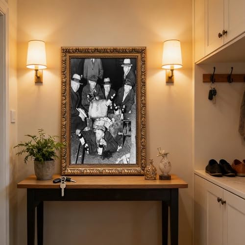 Buste des agents de l'interdiction 1932 impression sur toile déco murale - 5