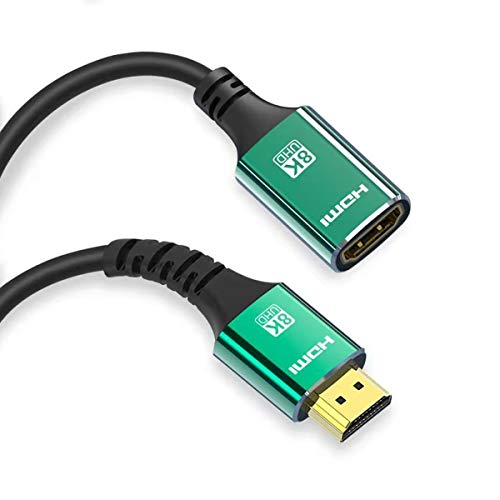 cablecc 8K HDMI 2.1 Extension Cable Male to Female Ultra-HD UHD 8K 60hz 4K 120hz Cable 48Gbps with Audio & Ethernet HDMI Cord - Image 3