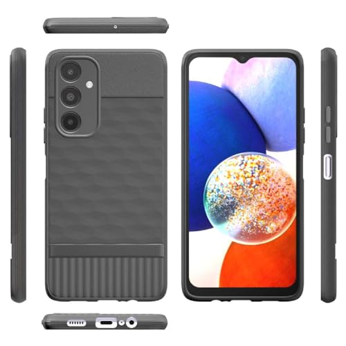 Image of Shockproof Case for Samsung Galaxy A14 4G / A14 5G | Full Camera Protection | TPU Flexible Back Cover for Samsung Galaxy A14 4G / A14 5G (Graphite Grey)