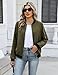 HOTOUCH Women Jacket Casual Bomber Jackets Long Sleeve Fashion Zip Up Coat