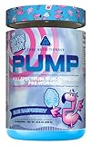 Core Nutritionals Pump Full-Spectrum Non-Stimulant Pre-Workout, with N03T Nitrate, Peak02, Alpha GPC, for Maximum Pump, Strength, and Performance 20 Servings (Fun Sweets Cotton Candy™ Blue Raspberry)