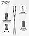 50 PCS 1/8 Inch Drywall Bit, Spiral Saw Tip Cutting Bits Tools with Box, Guide Point Cutting Bits for Use with Spiral Saws, for Drywall Work, Outlets, Woodworking, Construction Tasks