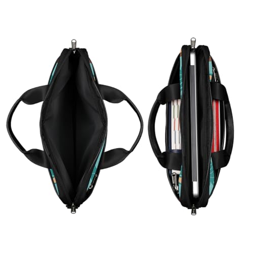 Funda para laptop de 15 pulgadas con estampado de mono y plátano, maletín delgado para negocios, bolso mensajero para mujeres y hombres, funda para laptop para trabajo, oficina y viajes miniatura 5