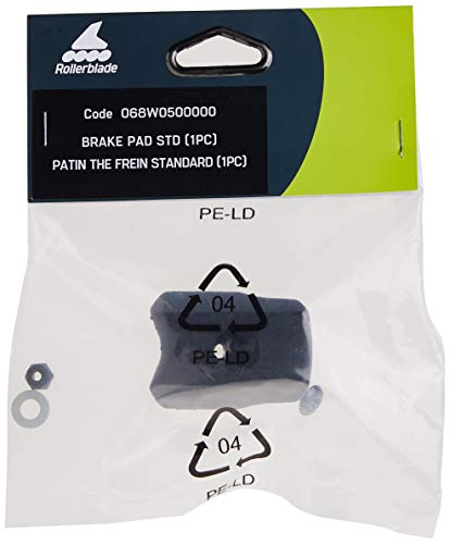 Rollerblade Patins de freio padrão em linha (pacote com 1), preto
