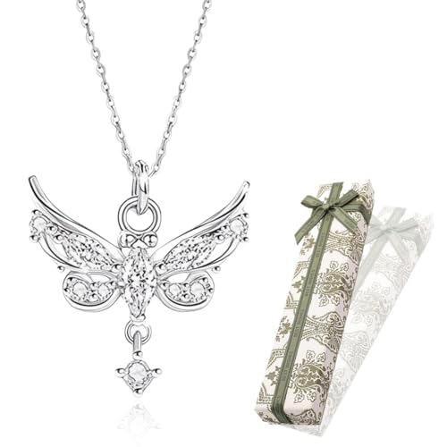 Collana angelo Cristallo, Collana Angelo Custode, Ciondolo in Argento, Regali