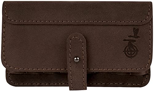 Bronzedog Leather Cartridge Case Shell Holder For .30-30 .308 .30-06 Win Mag Belt Ammo Pouch Black Brown Khaki Hunting Accessories (Brown) #TOP6