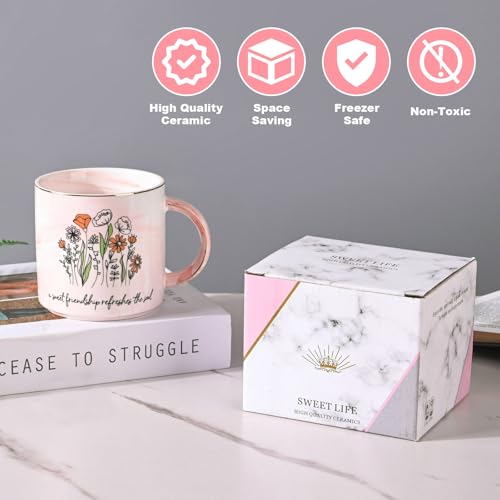 Christian-Gifts-for-Women-Friendship-Gifts-for-Women-Friends-Coffee-Mugs-for-Women-Best-FriendInspirational-Scripture-Friends-Coffee-Mug-14-oz-with-Bible-VerseA-Sweet-Friendship-Refreshes-the-Soul
