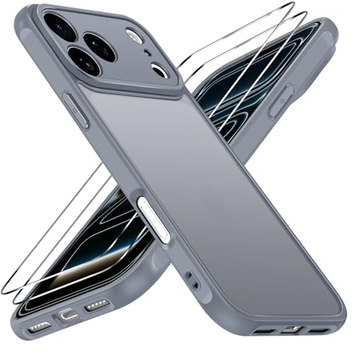 Image of ivoler 3-in-1 Case for iPhone 17 Pro 6.3 inch, Gray