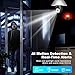 AlkiVision 2K Light Bulb Security Camera Wireless Outdoor - 360° AI Motion Detection Cameras for Home Security Outside, 2.4G Hz, Full-Color Night Vision, Auto Tracking, Siren Alarm, SD/Cloud Storage
