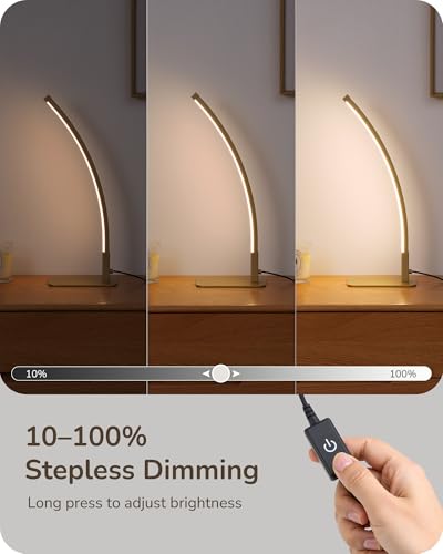 23% Off EDISHINE Curved LED Table Lamp with Touch Control - Image 5