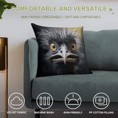 Fundas de cojín decorativas Emu para transformar tu sofá y sala de estar en invierno 5