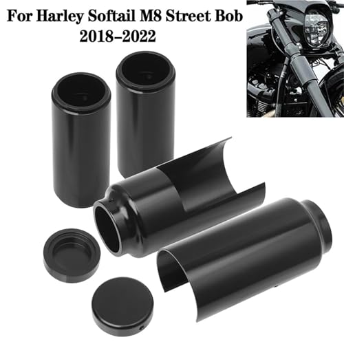 Caches fourche complets pour masquer le chrome Harley Softail 2018-2022