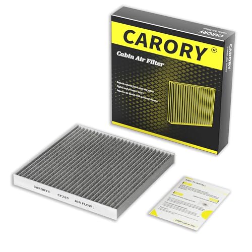 CARORY Cabin Air Filter w/Activated Carbon for Toyota Camry, Corolla, RAV4, Highlander, Lexus RX350, NX300, GX460, Subaru Legacy, Outback, Jaguar F-Pace, Land Rover Discovery, Range Rover and More